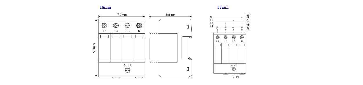 BNG-40/4P過電壓保護器png